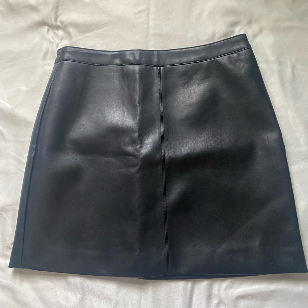 Black Leather Skirt